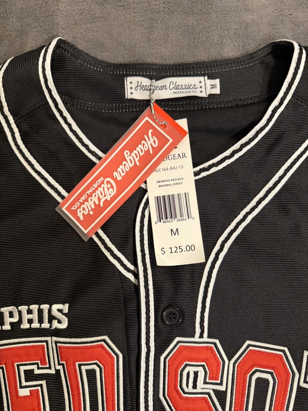 Other Headgear classics Memphis Red Sox Negro League jersey M Size US M / EU 48-50 / 2 - 3 Thumbnail
