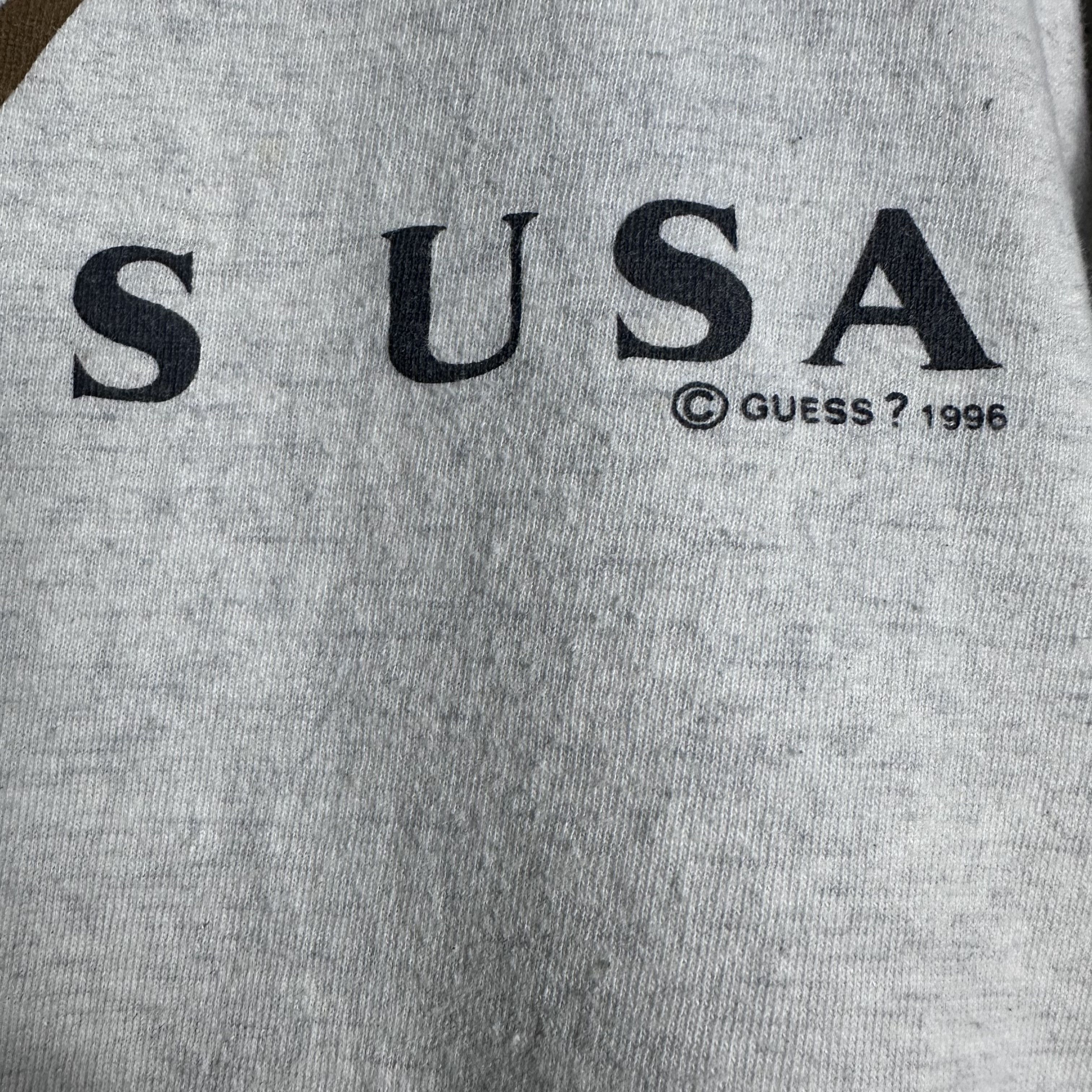 A$AP Rocky × Guess × Vintage 🔥RARE🔥Vintage Guess USA Spell Out Georges Marciano T-shirt Size US L / EU 52-54 / 3 - 3 Thumbnail