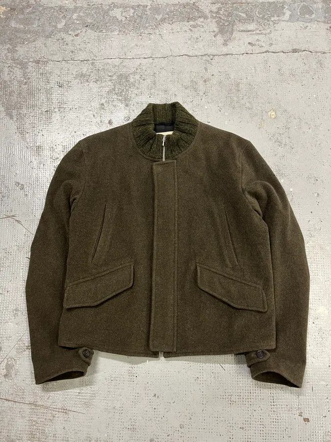 Dries Van Noten Dries Van Noten Military Green Wool Jacket Size US L / EU 52-54 / 3 - 1 Thumbnail