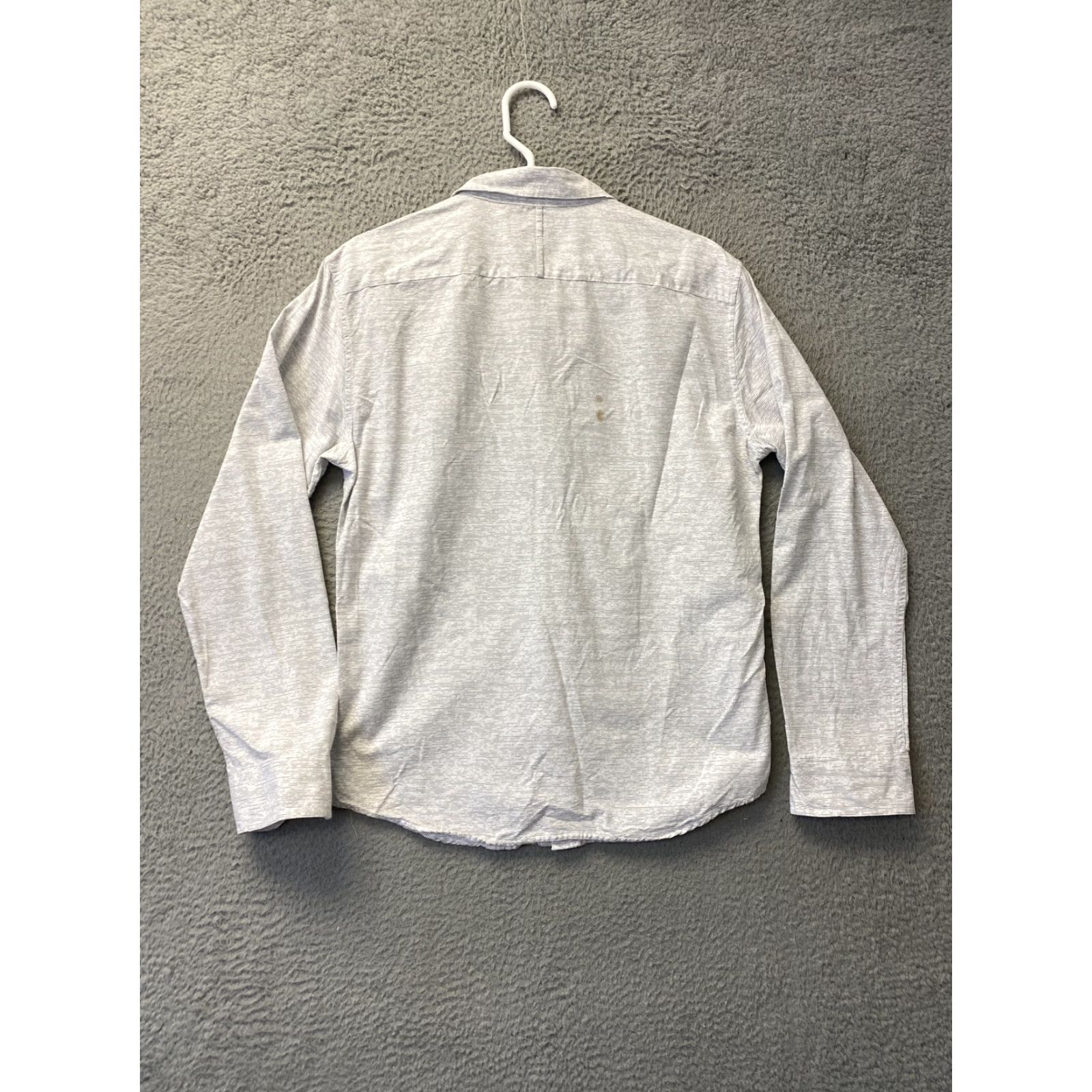 Banana Republic Banana Republic Men's Shirt M Gray Slim Fit Long Sleeve Button-Down Casual Business Size US M / EU 48-50 / 2 - 7 Thumbnail