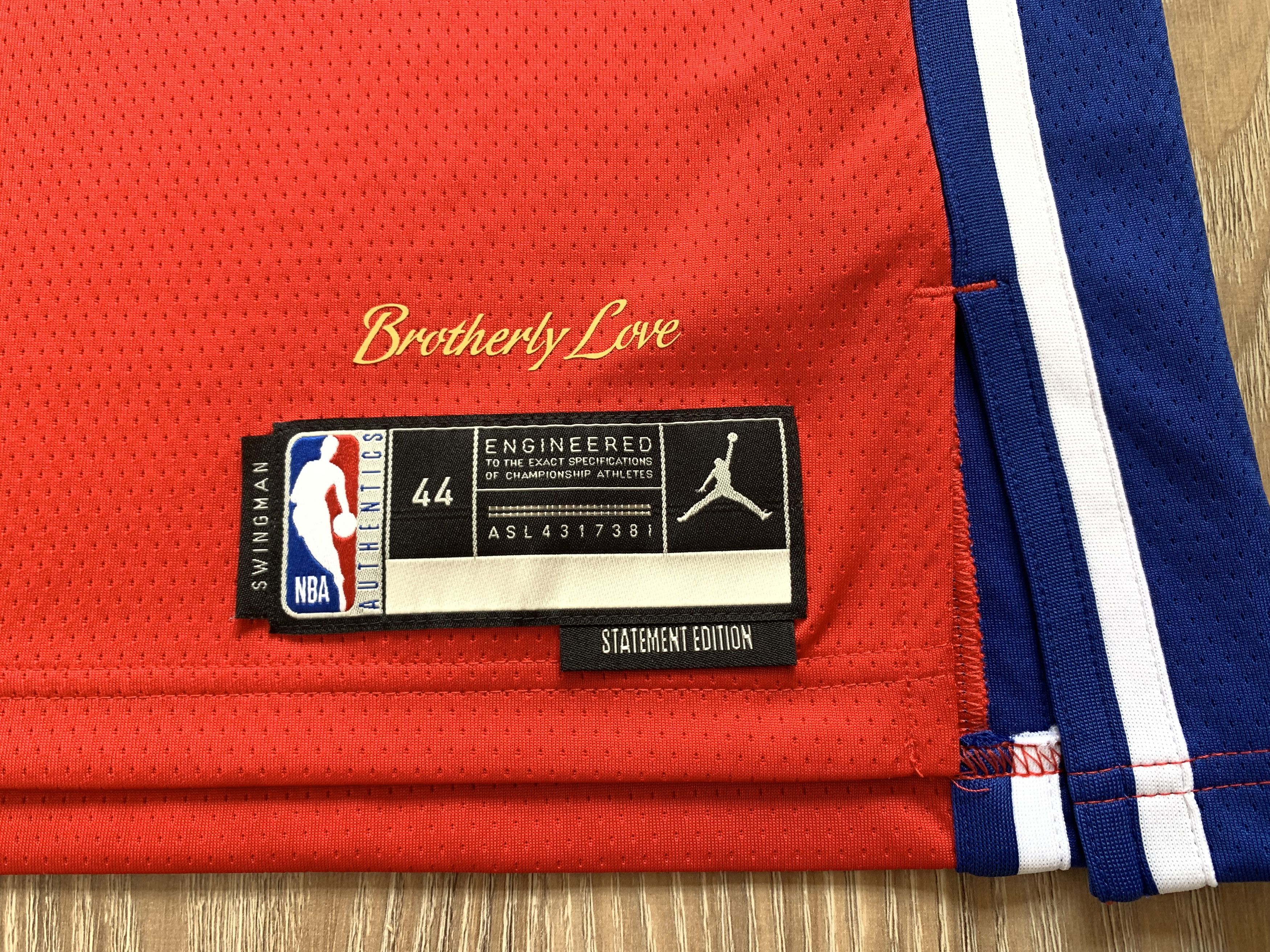 Jordan Brand × NBA NBA Jordan Brand Philadelphia 76ers Sodsy #23 Jersey Size US M / EU 48-50 / 2 - 8 Thumbnail