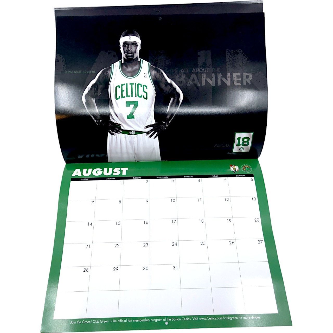 NBA Boston Celtics 2011 Team Calendar *NEW* Size ONE SIZE - 9 Thumbnail