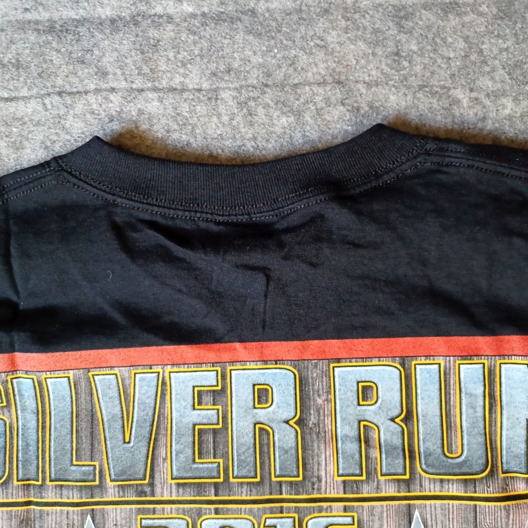 Fruit Of The Loom Virginia City Silver Run T Shirt Mens XL Black Bike Rally Two Sided 2016 Size US XL / EU 56 / 4 - 4 Thumbnail