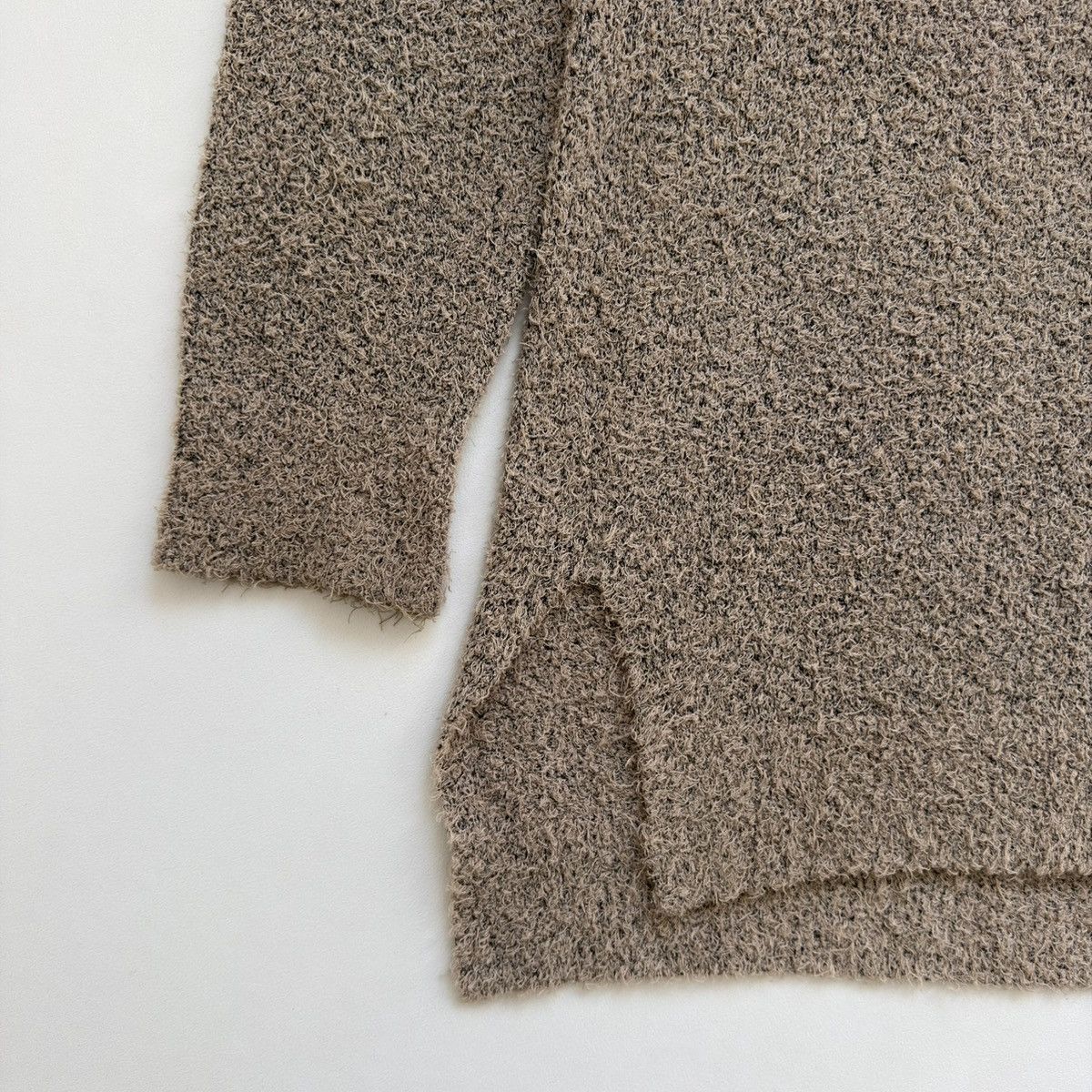 Maison Margiela S/S 15 Longline Beige/Black ‘Boucle’ Sweater Size US M / EU 48-50 / 2 - 7 Thumbnail