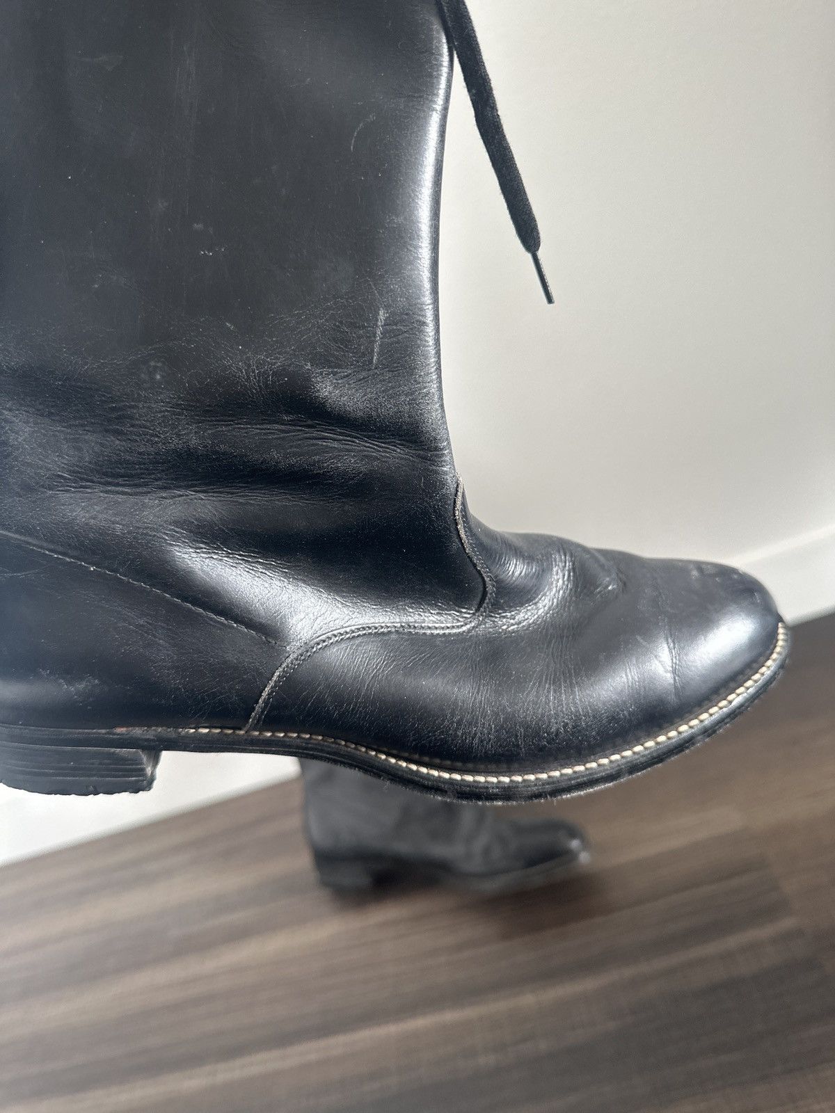 Leather × Vintage Cute Tie Leather Boot Size US 8.5 / IT 38.5 - 11 Thumbnail