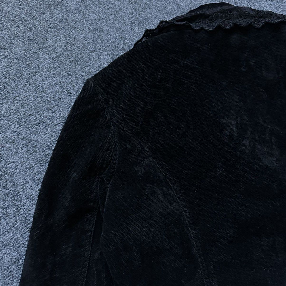 If Six Was Nine VTG Women’s Openwork Jacket Aimei Blazer Black Size M Y2K Size M / US 6-8 / IT 42-44 - 12 Thumbnail