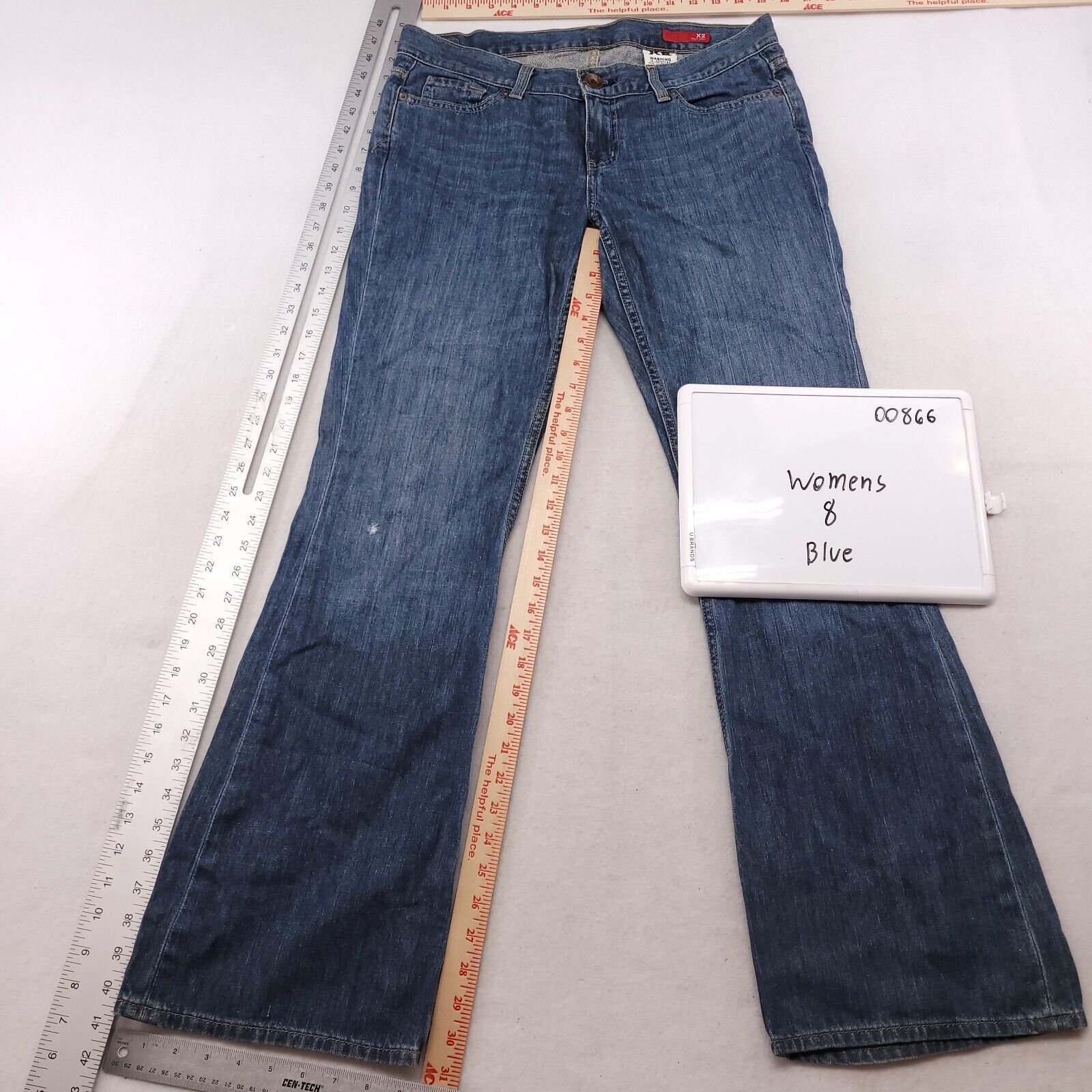X2 X2 Button Zip Medium Wash Denim Jeans Womens Size 8 Blue Size 30" / US 8 / IT 44 - 6 Thumbnail