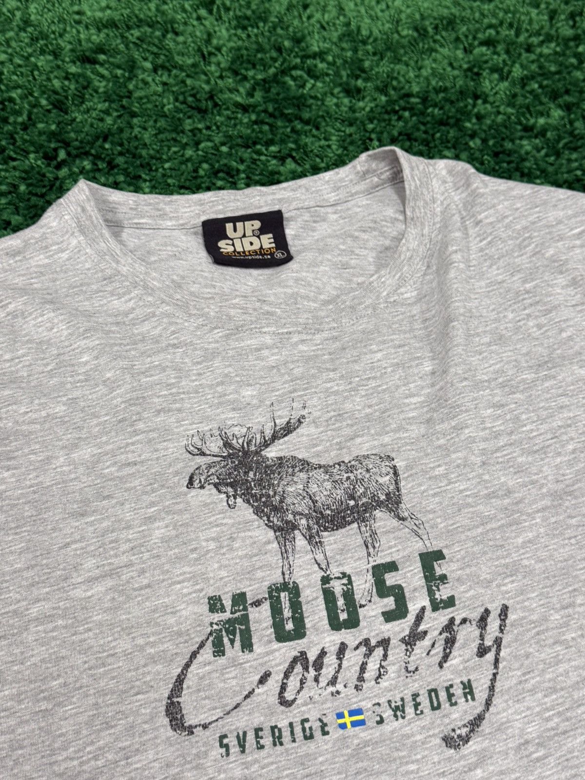Vintage Vintage Sweden Sverige Moose Logo Country Tee Grey XL Size US XL / EU 56 / 4 - 3 Thumbnail
