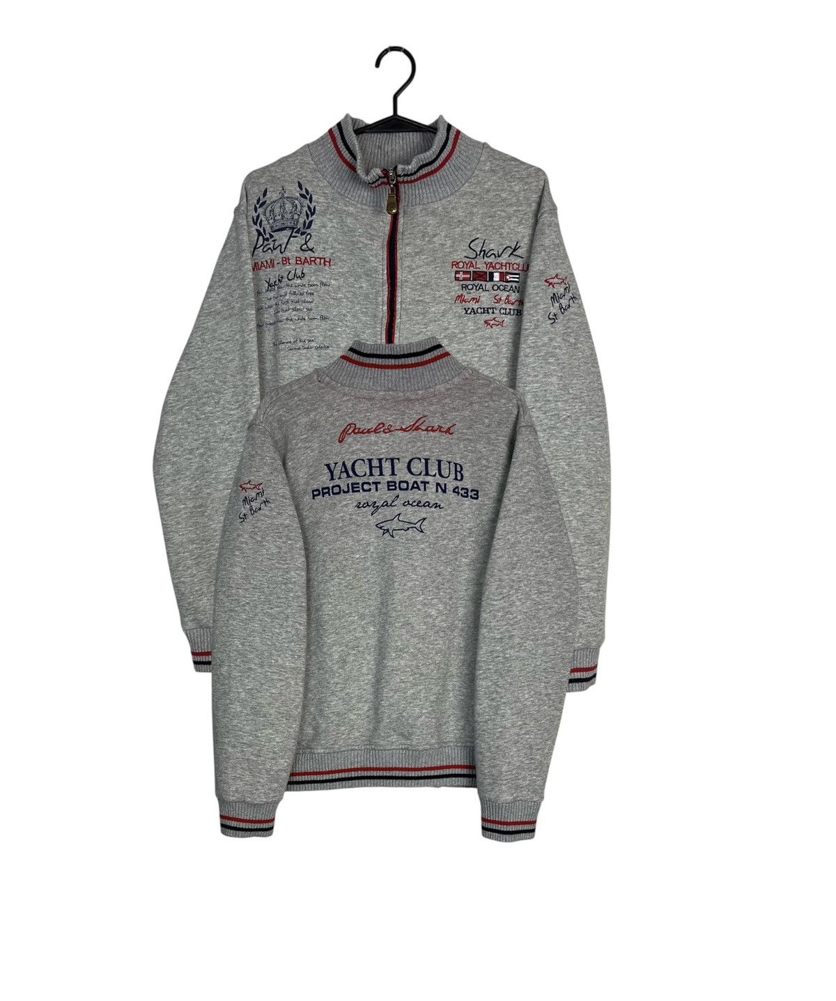 Paul & Shark Sweatshirt Paul & Shark Yacht Club Vintage Zipped Size US M / EU 48-50 / 2 - 1 Thumbnail