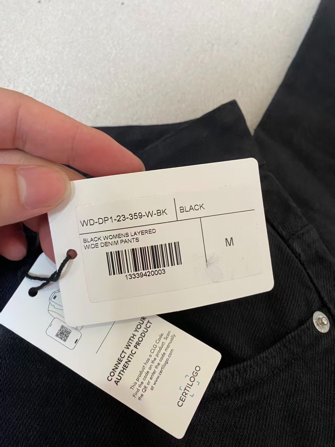 WE11DONE we11done Layered Straight Jeans Size US 30 / EU 46 - 4 Thumbnail