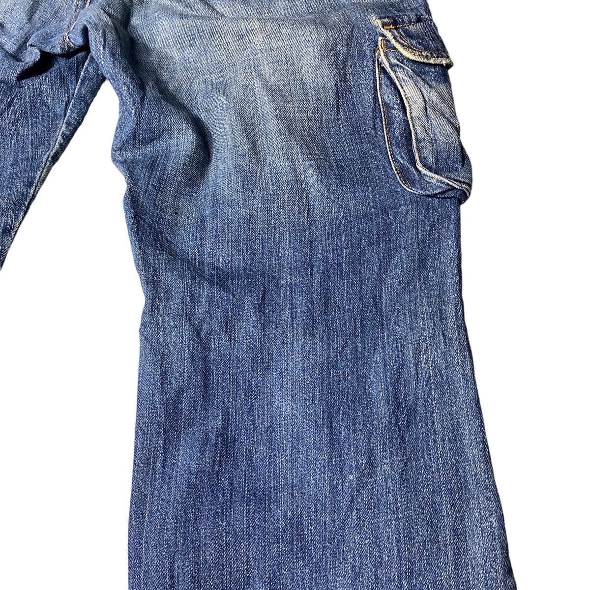 If Six Was Nine 2000's Flared Seawash 3D Multipocket Jeans Size US 30 / EU 46 - 15 Thumbnail