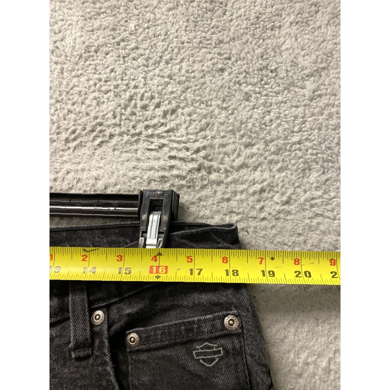 Harley Davidson Harley Davidson Jeans Womens Size 18 Black Straight /0003 Size 40" / US 18 - 7 Thumbnail