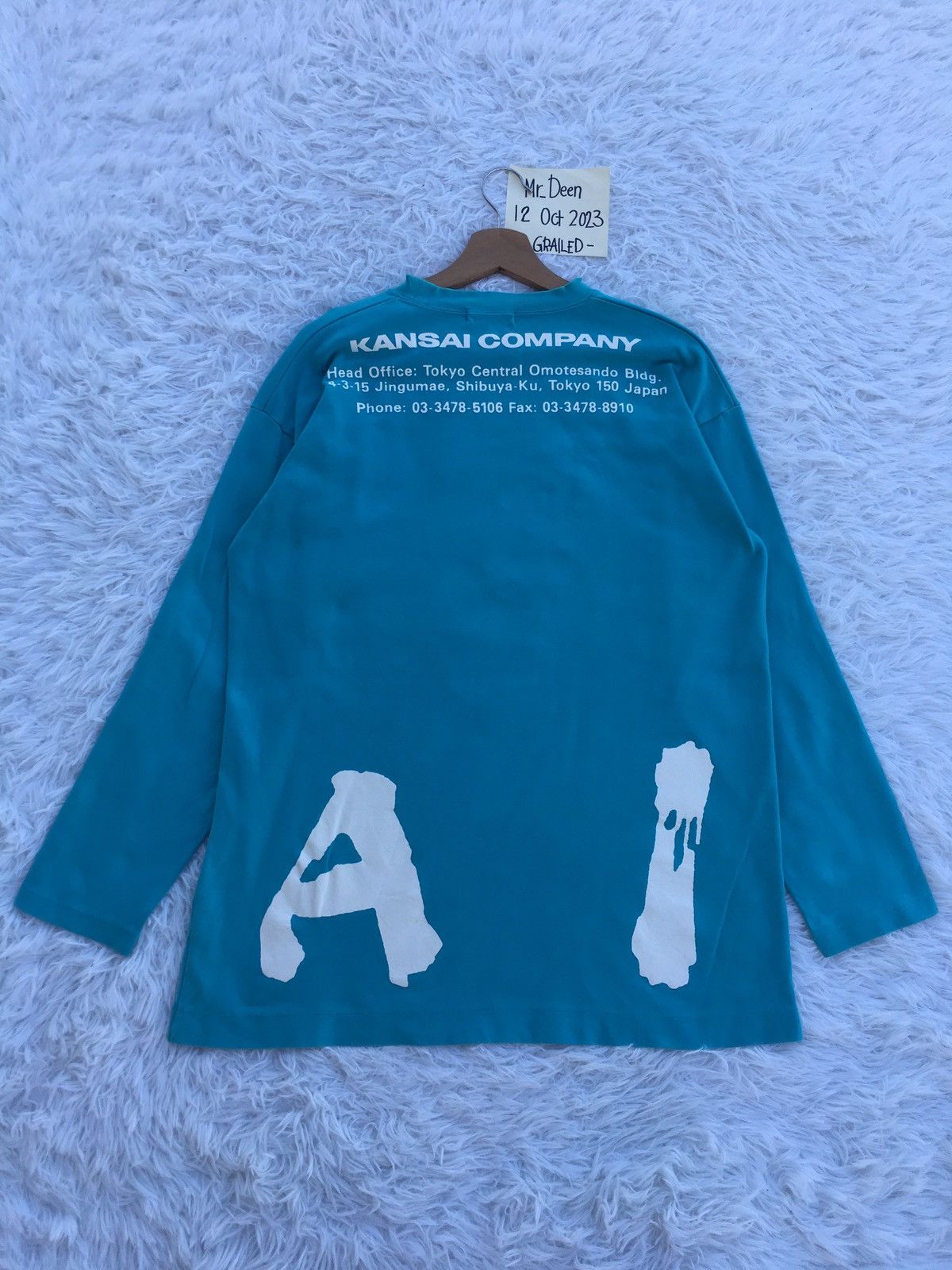 Kansai Yamamoto Rare Vintage Kansai Yamamoto Spellout Sweater Size US L / EU 52-54 / 3 - 14 Thumbnail