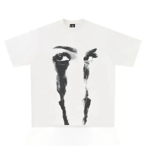 VIBE Streetwear Harajuku Cry Printed T-Shirt y2k Size US L / EU 52-54 / 3 - 5 Thumbnail