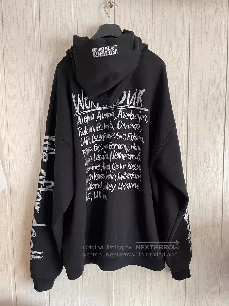 Vetements VETEMENTS Graffiti Lettering Black Hoodie Size US M / EU 48-50 / 2 - 2 Thumbnail