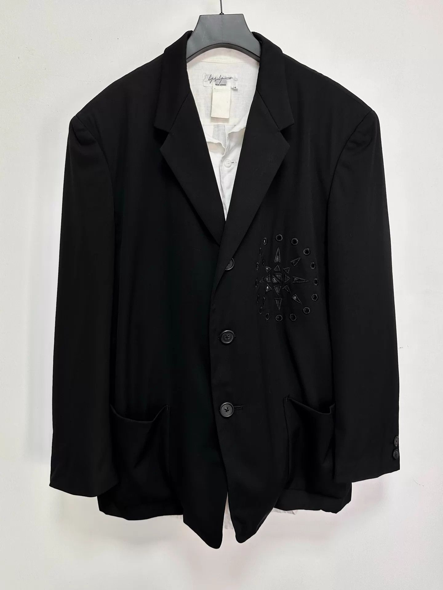Yohji Yamamoto Yohji Yamamoto 92ss Fireworks Laser-Cut Hollow Jacket Size US S / EU 44-46 / 1 - 1 Thumbnail
