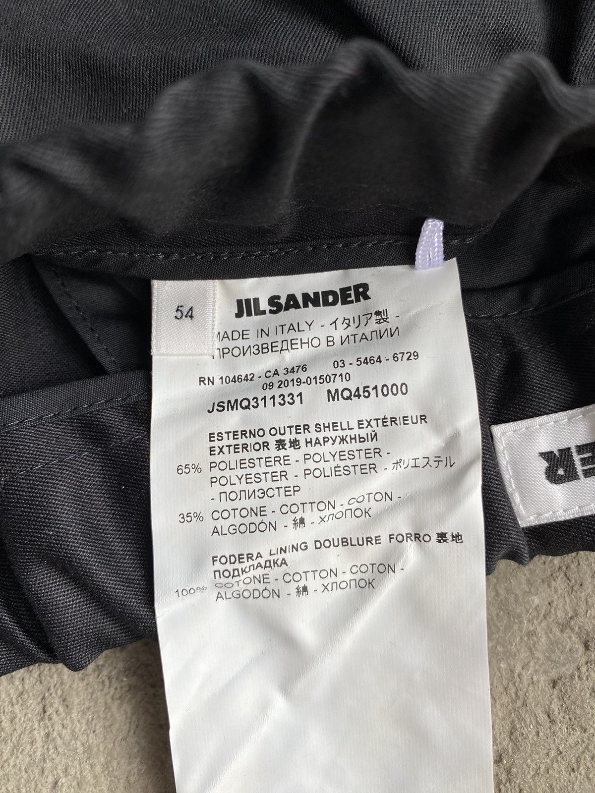 Jil Sander Jil Sander Easy Slacks Pants Black Size 54 Size US 35 - 5 Thumbnail