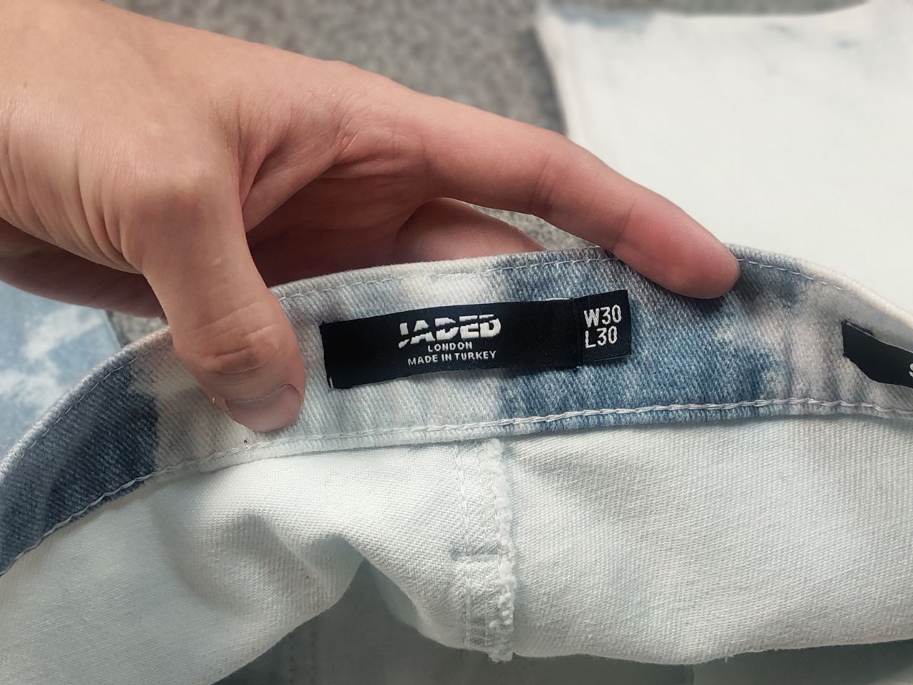 Jaded London Jaded London skate fit Sky Denim Baggy Jeans Y2K Vintage Size US 30 / EU 46 - 13 Thumbnail