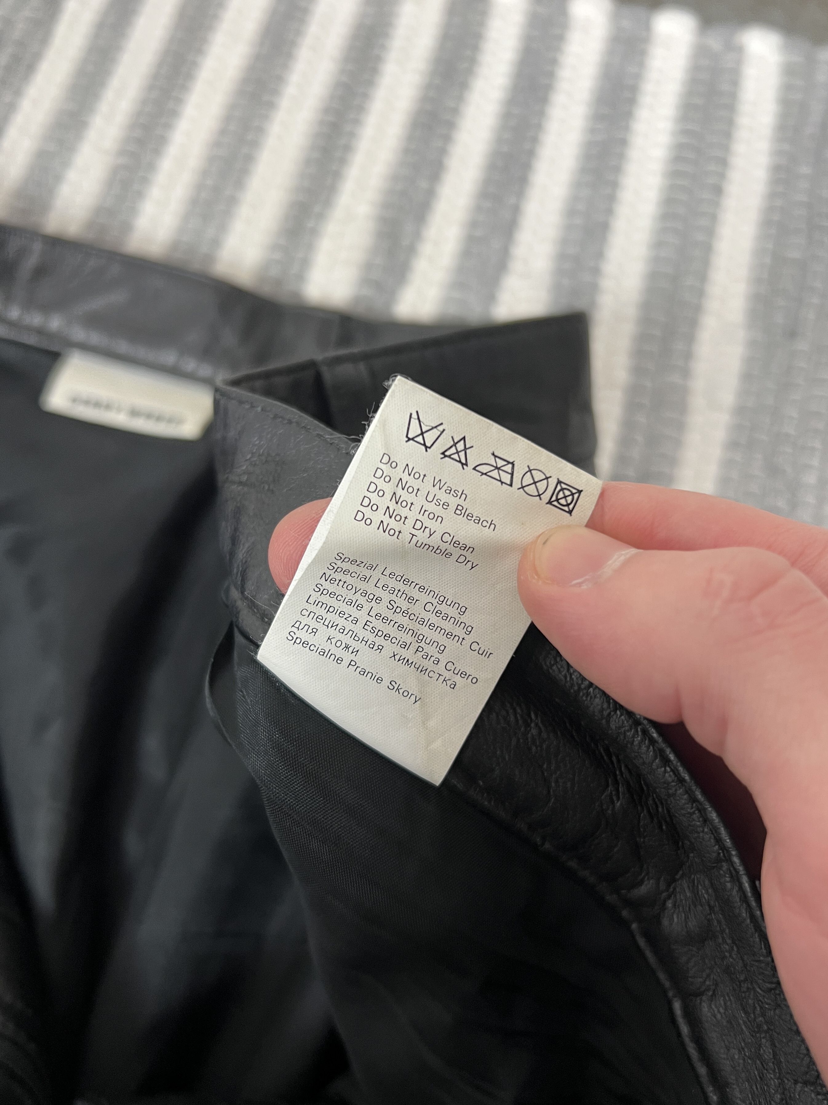 Leather Vintage Gerry Weber Leather Black Pants Size 32" / US 10 / IT 46 - 9 Thumbnail