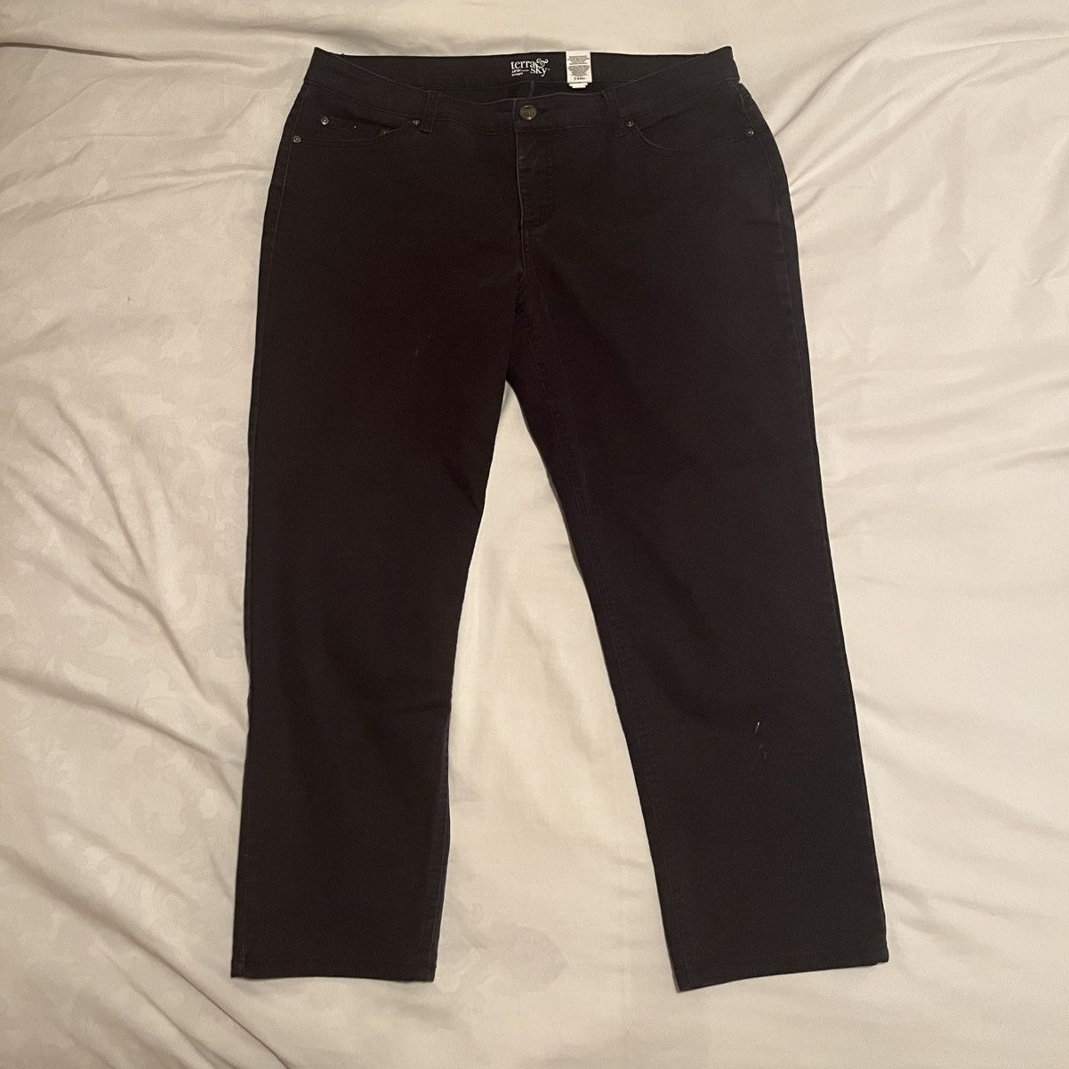 Other Terra & Sky Black Jeans Size US 27 - 1 Thumbnail
