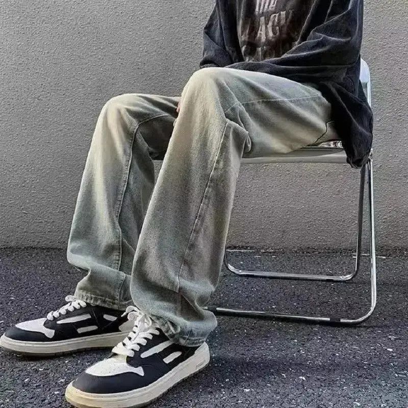 Japanese Brand Retro straight leg loose fitting jeans Size US 32 / EU 48 - 4 Thumbnail