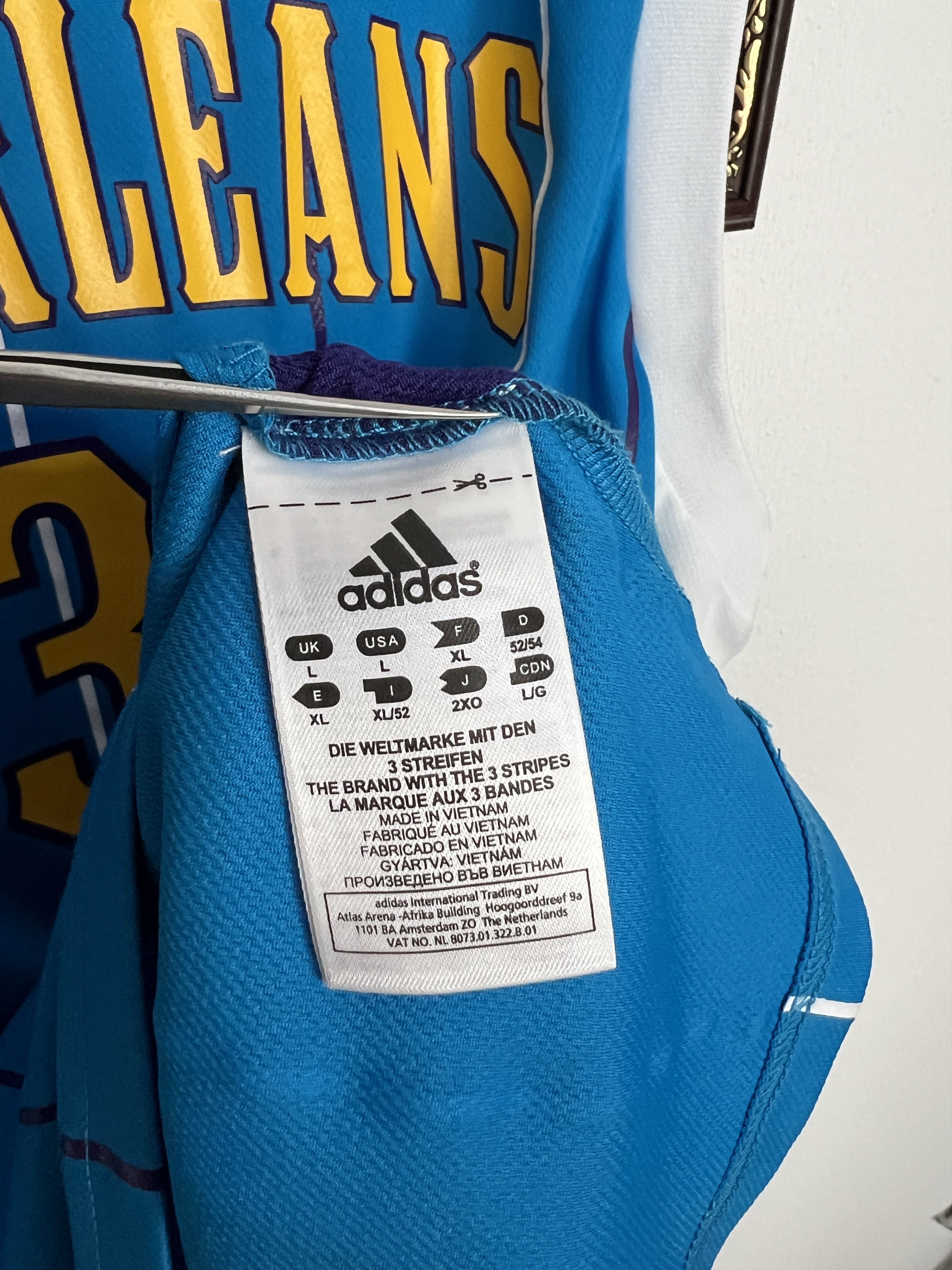 Adidas Vintage New Orleans Pelicans Paul NBA Jersey Trikot Shirt Size US L / EU 52-54 / 3 - 7 Thumbnail