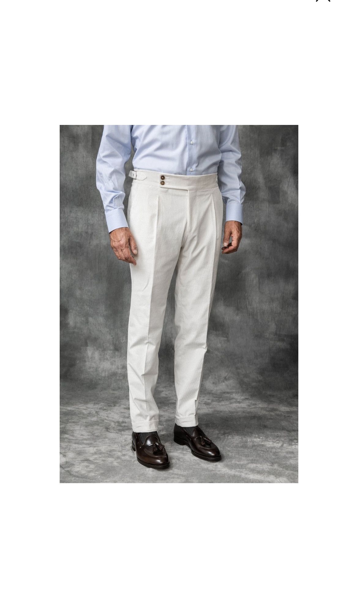 Corduroy cream pants