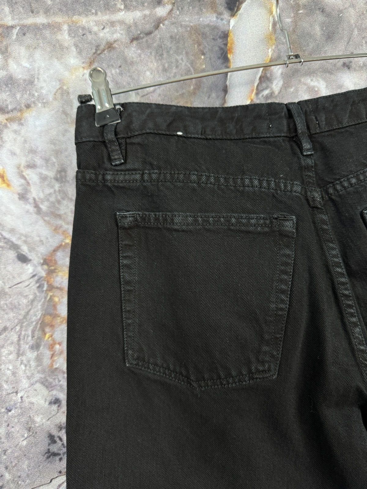 Reformation × Rouje × Sezane Women’s Sezane Denim Jeans Black Size 33 Size 33" - 19 Thumbnail