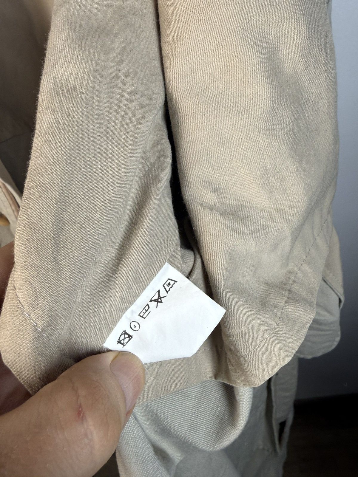 Yves Saint Laurent Beige YSL Jacket Parka Autumn Hooded Size US L / EU 52-54 / 3 - 6 Thumbnail