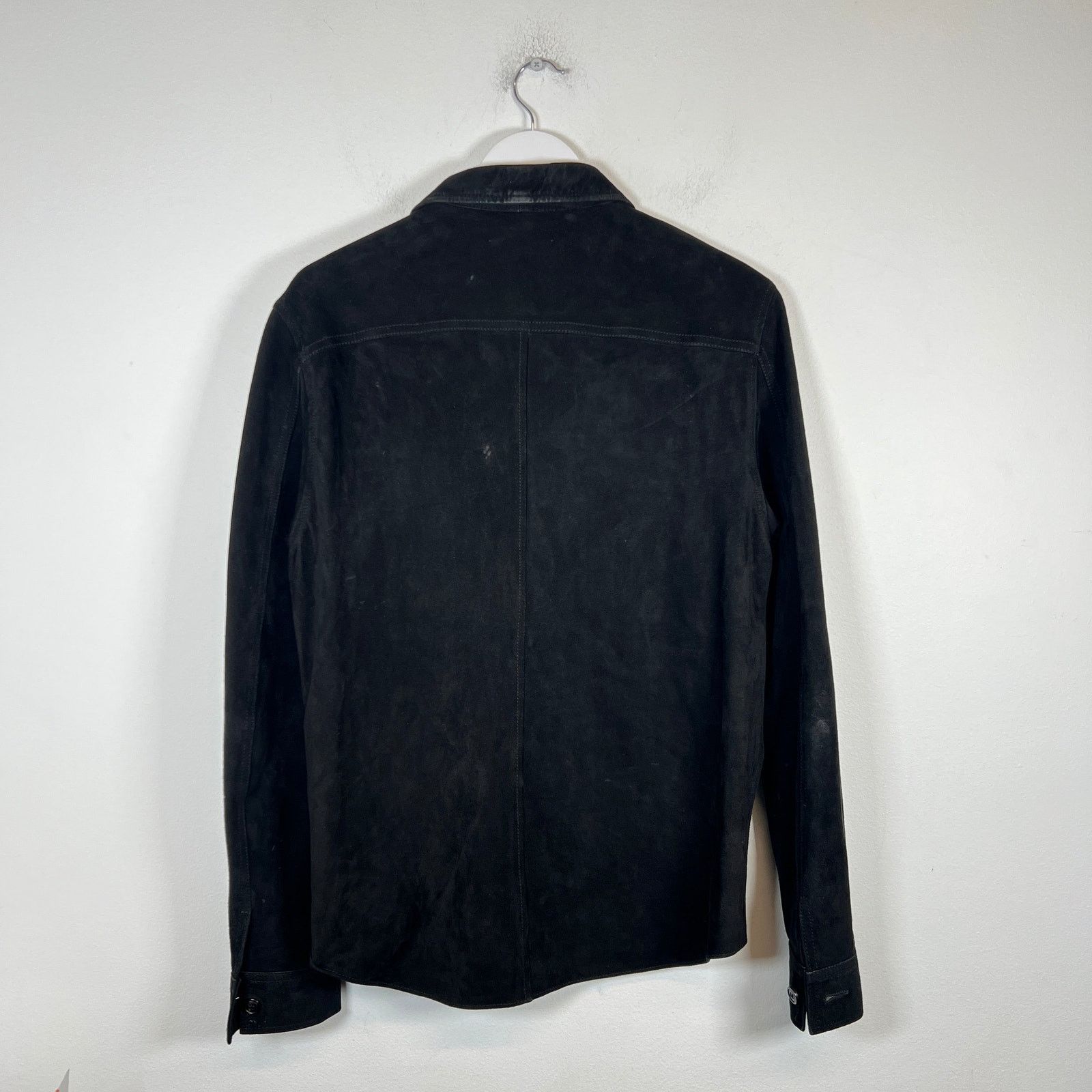 Our Legacy Our Legacy Black Suede Zip Up Jacket Size M Size US M / EU 48-50 / 2 - 2 Thumbnail