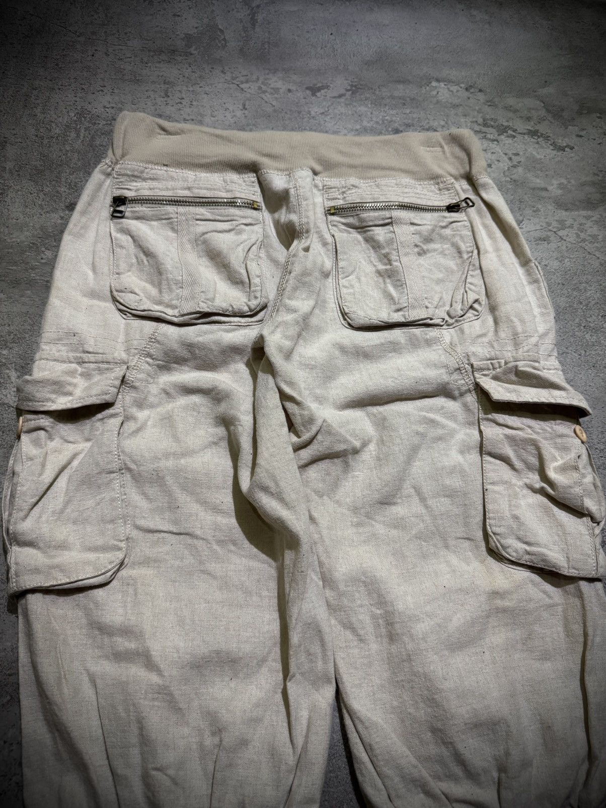 GOA G.O.A Linen Cargo Short Pants Size US 29 - 4 Thumbnail