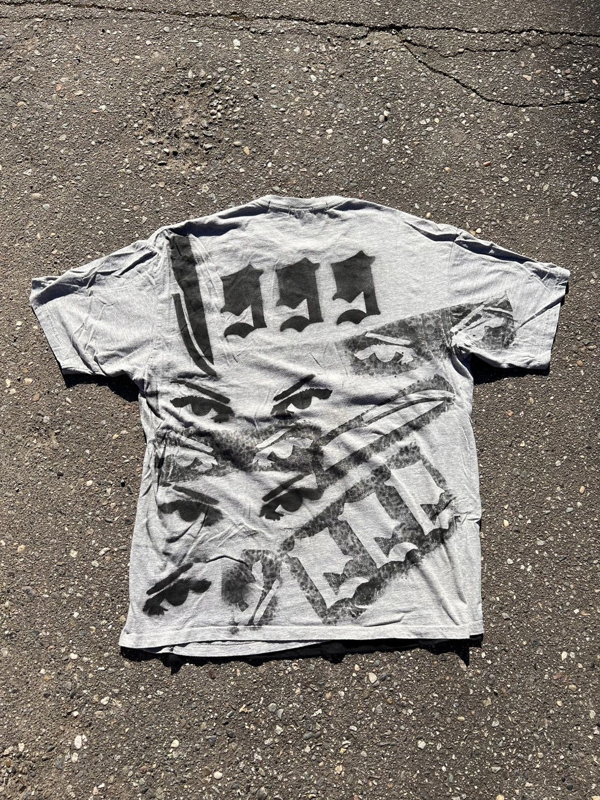 Vintage NovocentoNovantanove layered “Dare stencil patchwork t-shirt Size US XL / EU 56 / 4 - 2 Thumbnail