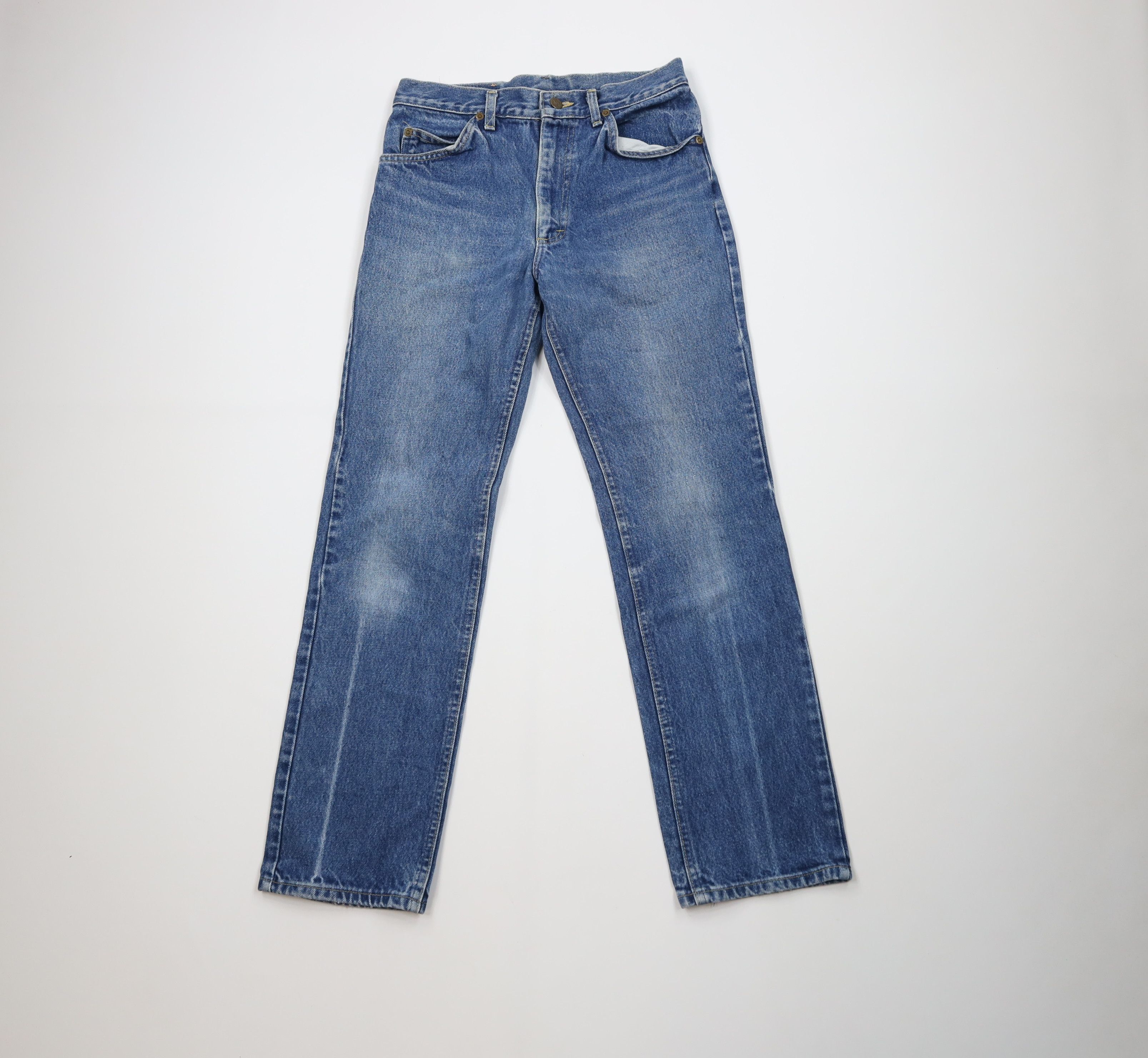 Vintage 90s Lee Straight Leg Denim Jeans Blue Cotton USA