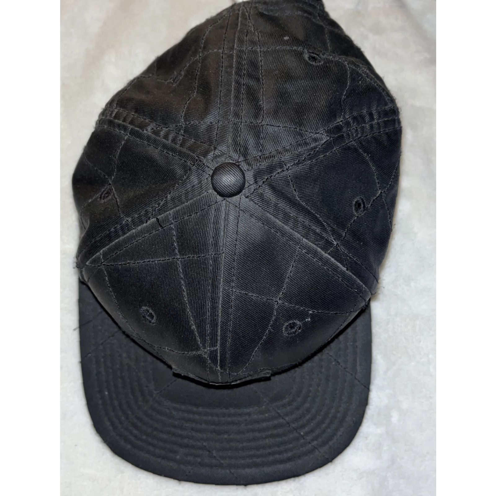 Vintage Play Cloths Black Quilted Baseball Cap Mens One Size Black Size ONE SIZE - 3 Thumbnail