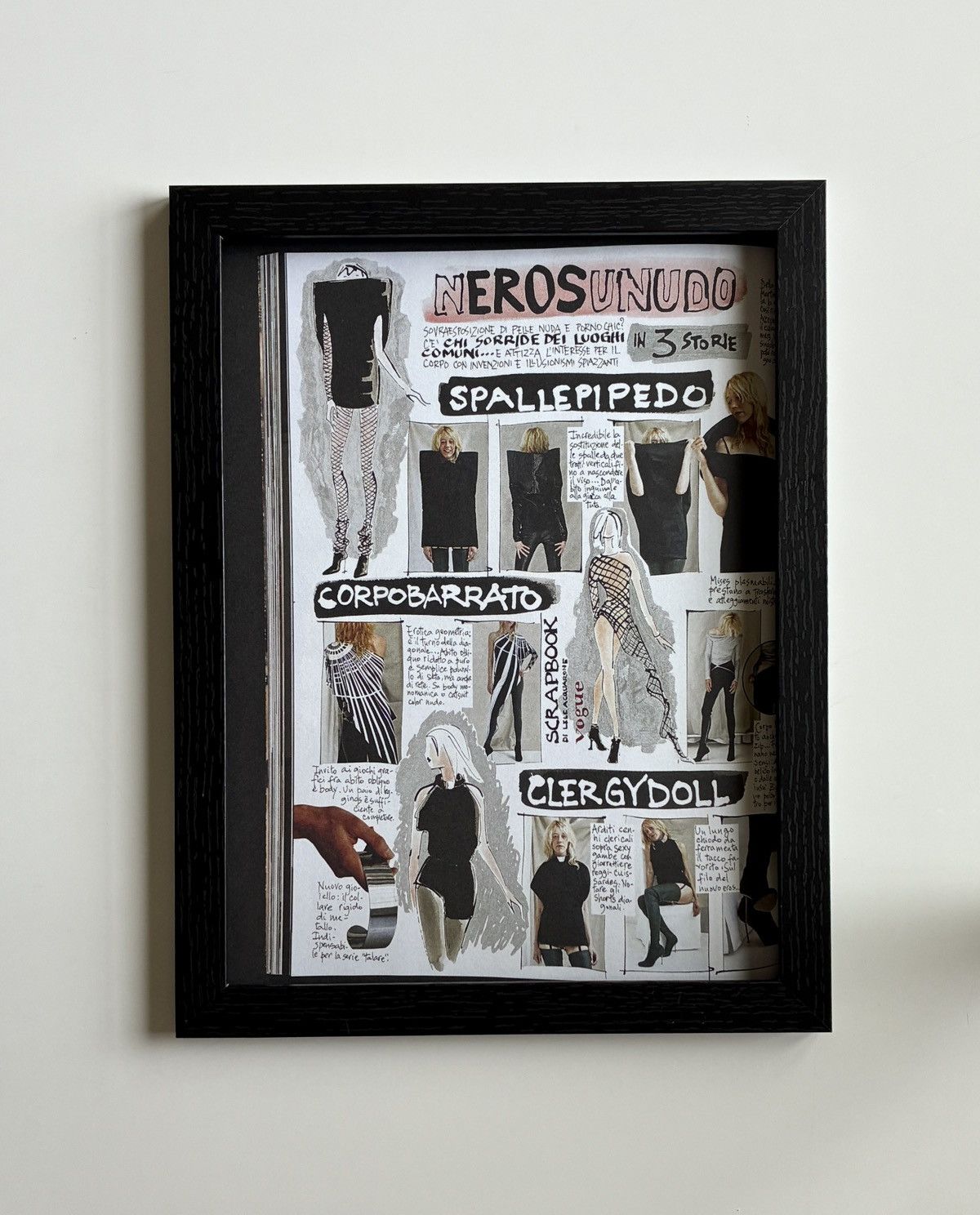 Maison Margiela Maison Margiela Archive Fashion photo framed 9x12 Size ONE SIZE - 1 Thumbnail