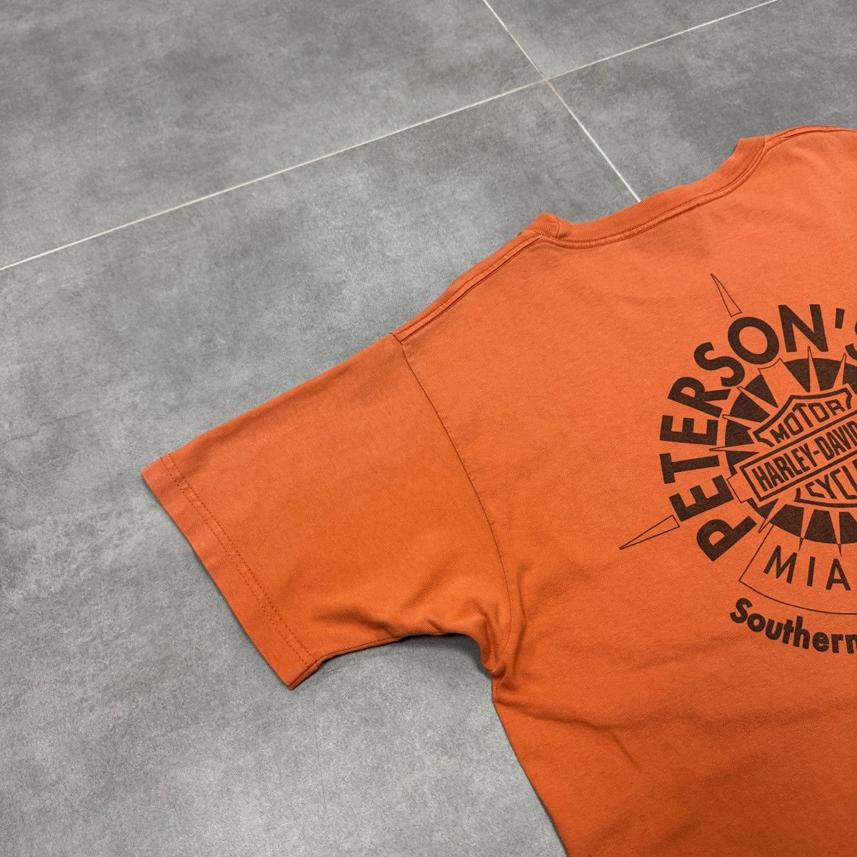 Harley Davidson × Vintage Vintage Harley Davidson Peterson's Miami Florida 1996 Shirt Size US XL / EU 56 / 4 - 16 Thumbnail