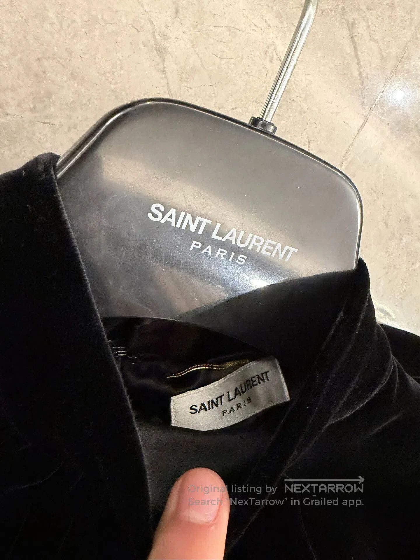 Saint Laurent Paris Saint Laurent Black Velvet Dress. Size S / US 4 / IT 40 - 8 Thumbnail