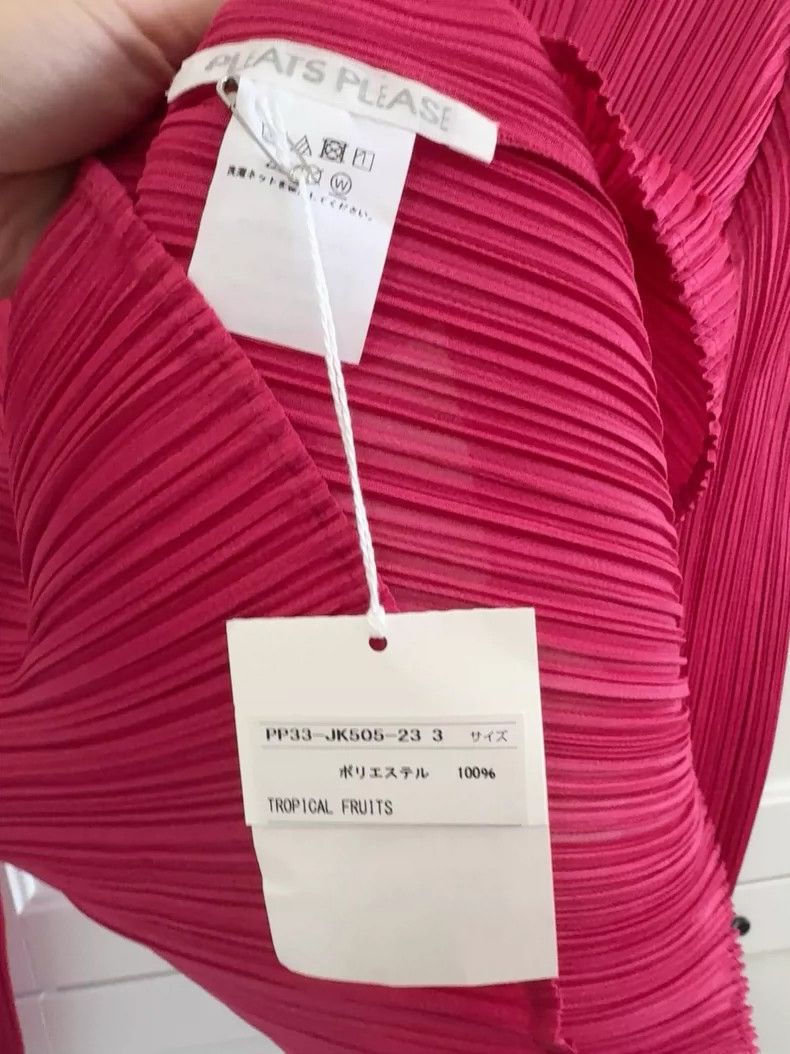 Other Issey Miyake size:3 Pink pleated long-sleeved top Size XS / US 0-2 / IT 36-38 - 3 Thumbnail