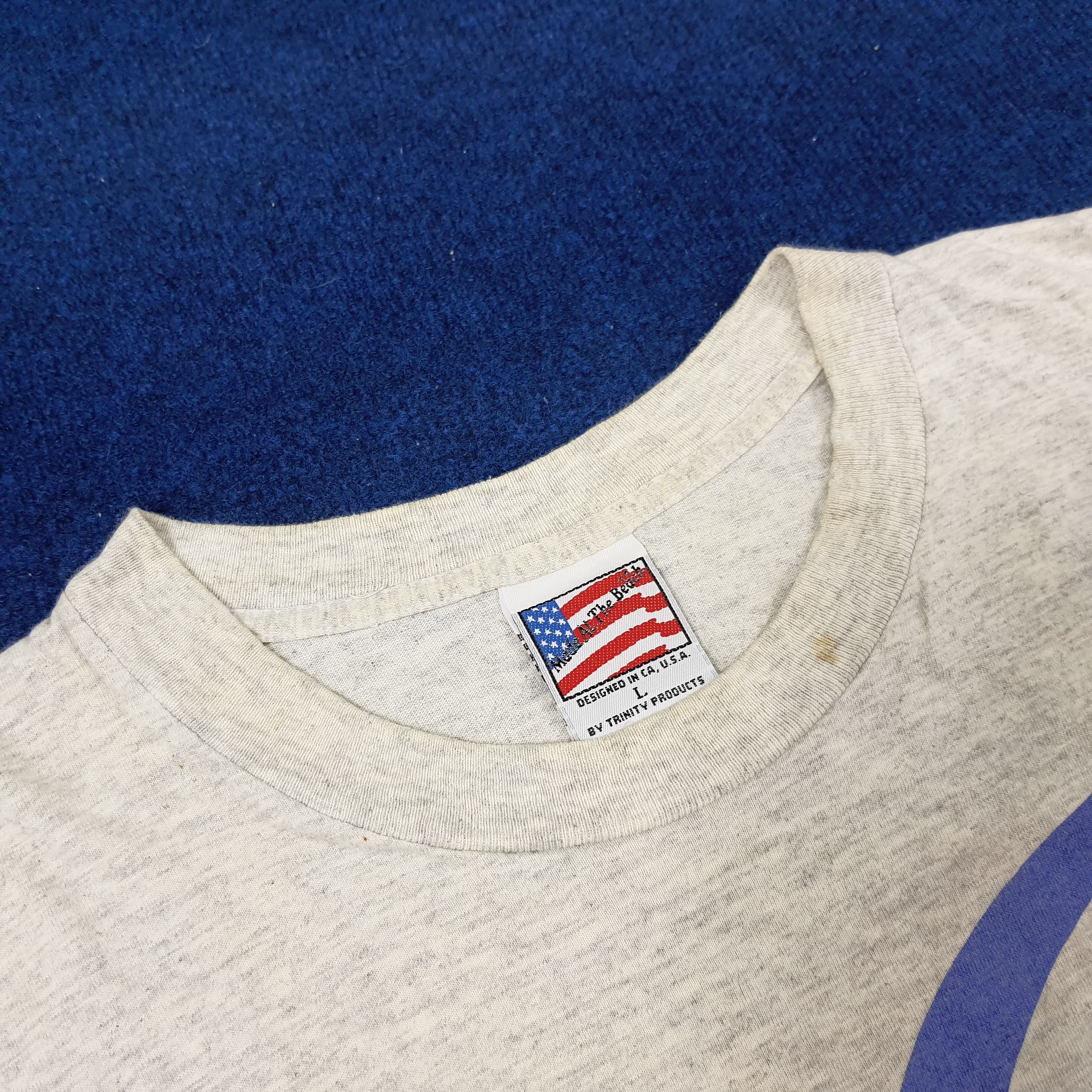 MLB × Vintage Vintage 90s MLB L.A DODGERS Hideo Nomo Legend Player T-shirt Size US L / EU 52-54 / 3 - 5 Thumbnail