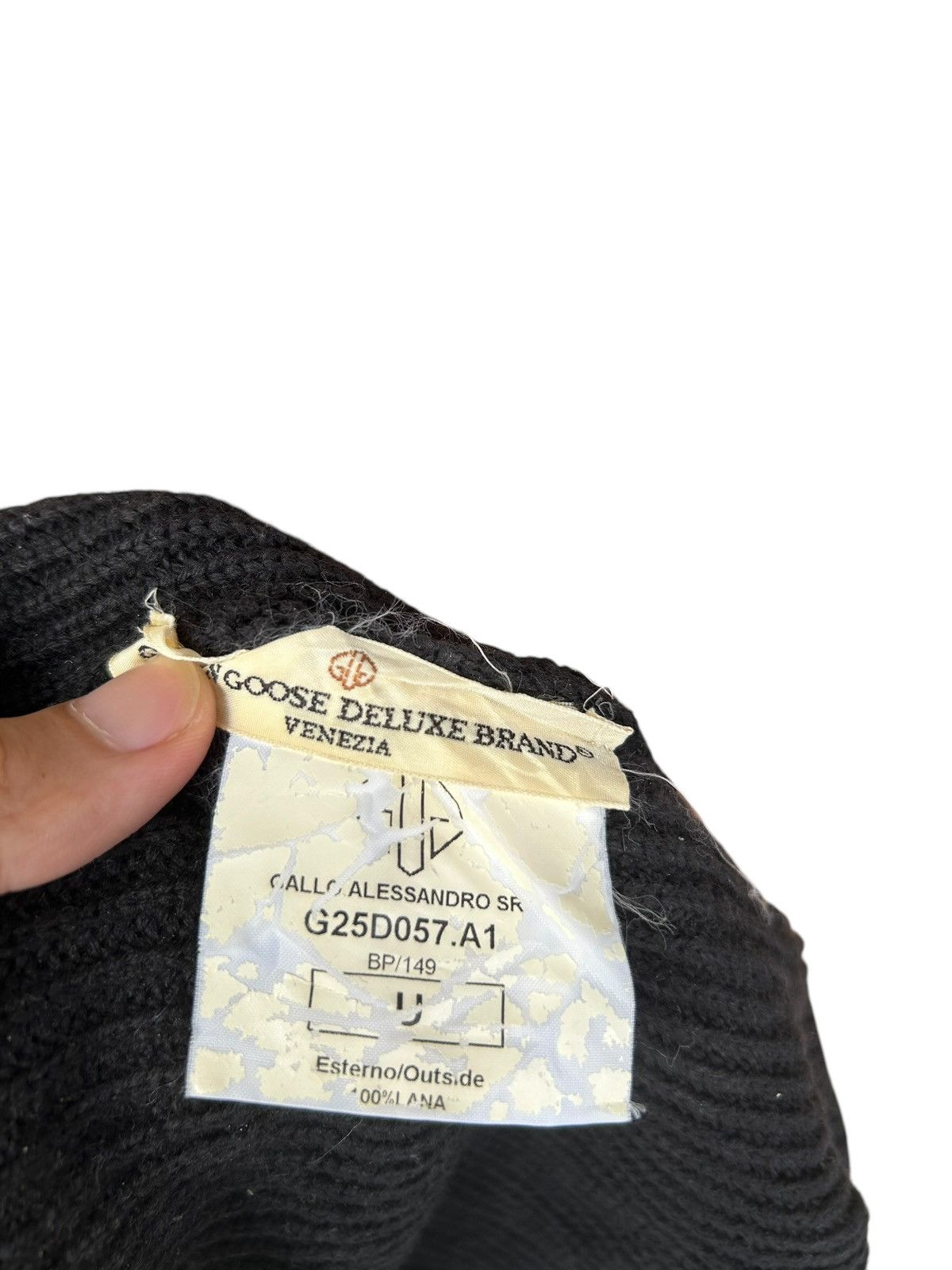 Japanese Brand × Kapital × Vintage Golden Goose Deluxe Brand Made italy Beanie Hats Size ONE SIZE - 7 Thumbnail