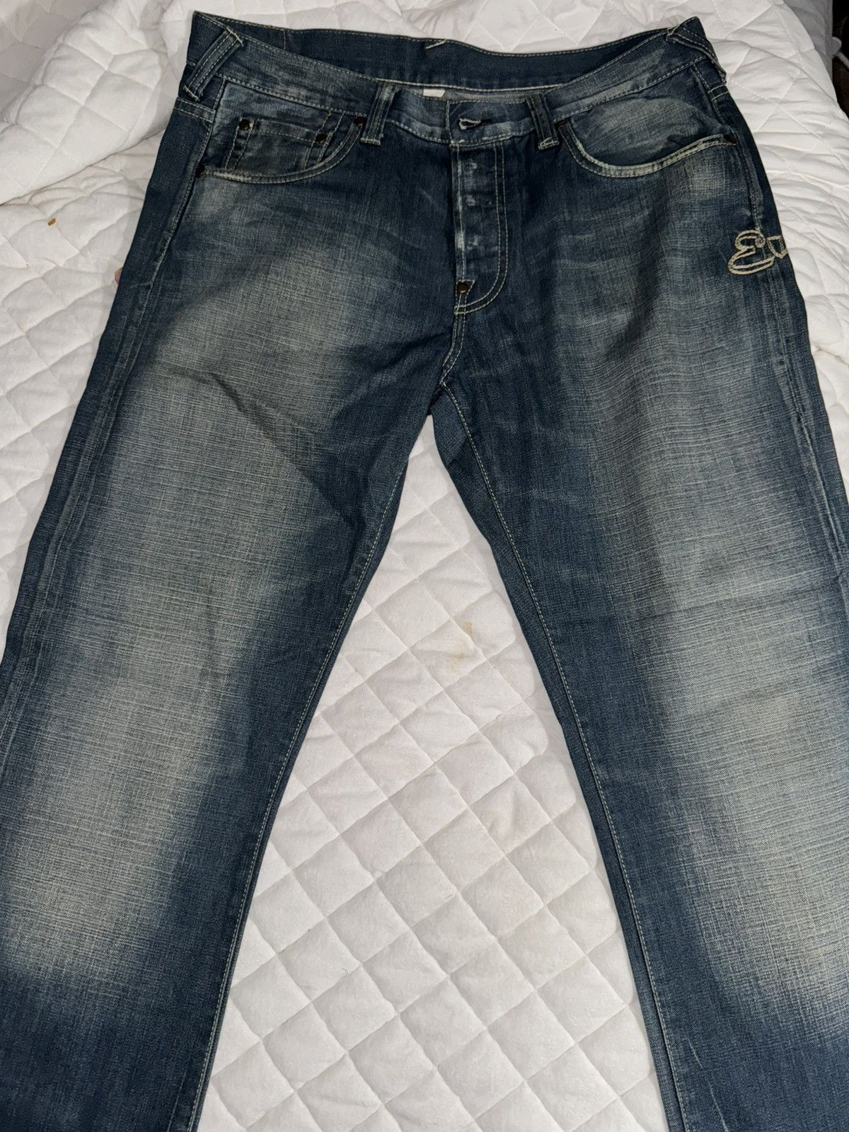 Evisu Evisu Gene Denim Jeans Size US 36 / EU 52 - 3 Thumbnail