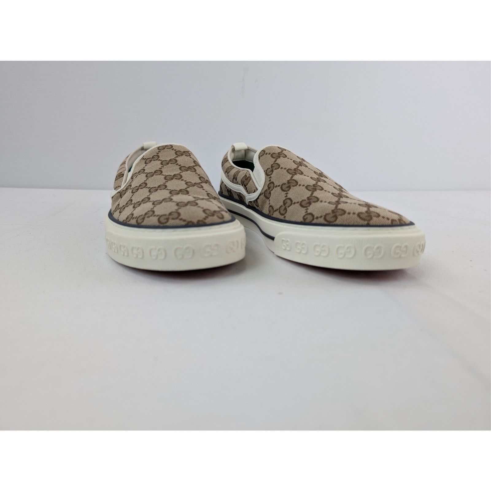 Gucci o1rshd1 Q:2 / Tennis 1977 Slip-On Sneakers in Beige Size US 12 / EU 45 - 5 Thumbnail