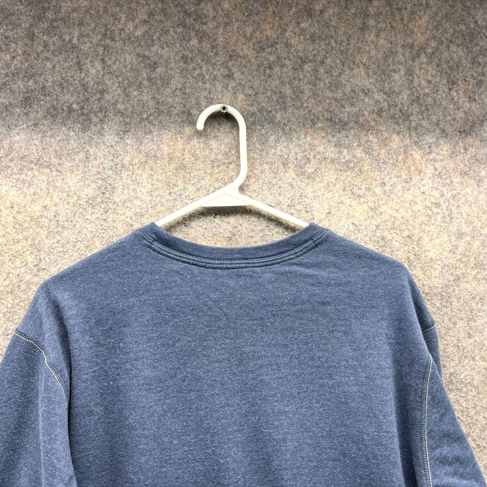 Eddie Bauer VINTAGE Eddie Bauer Sweater Men L Heather Blue Pullover Crewneck Casual Fleece Vtg Size US L / EU 52-54 / 3 - 3 Thumbnail