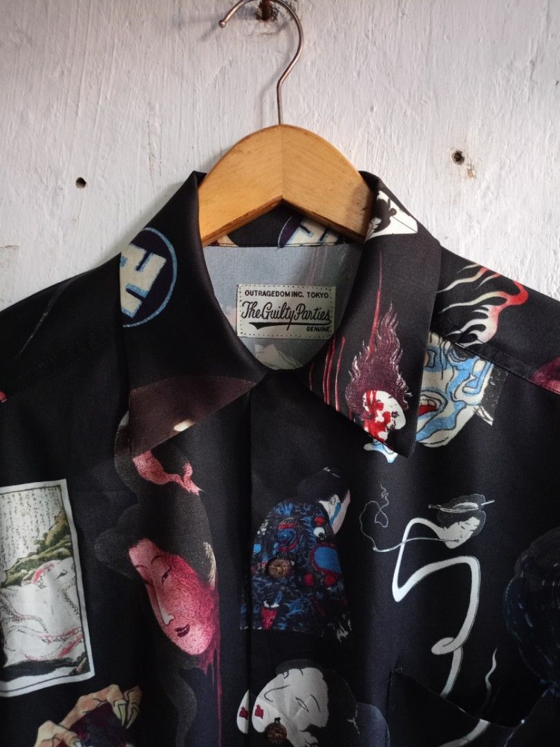 Wacko Maria Wacko Maria Japanese Ghost Hawaian Shirt Black Size US L / EU 52-54 / 3 - 2 Thumbnail