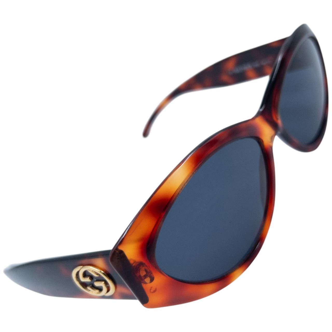 Gucci Vintage Gucci Tortoise Shell Sunglasses Size ONE SIZE - 4 Thumbnail