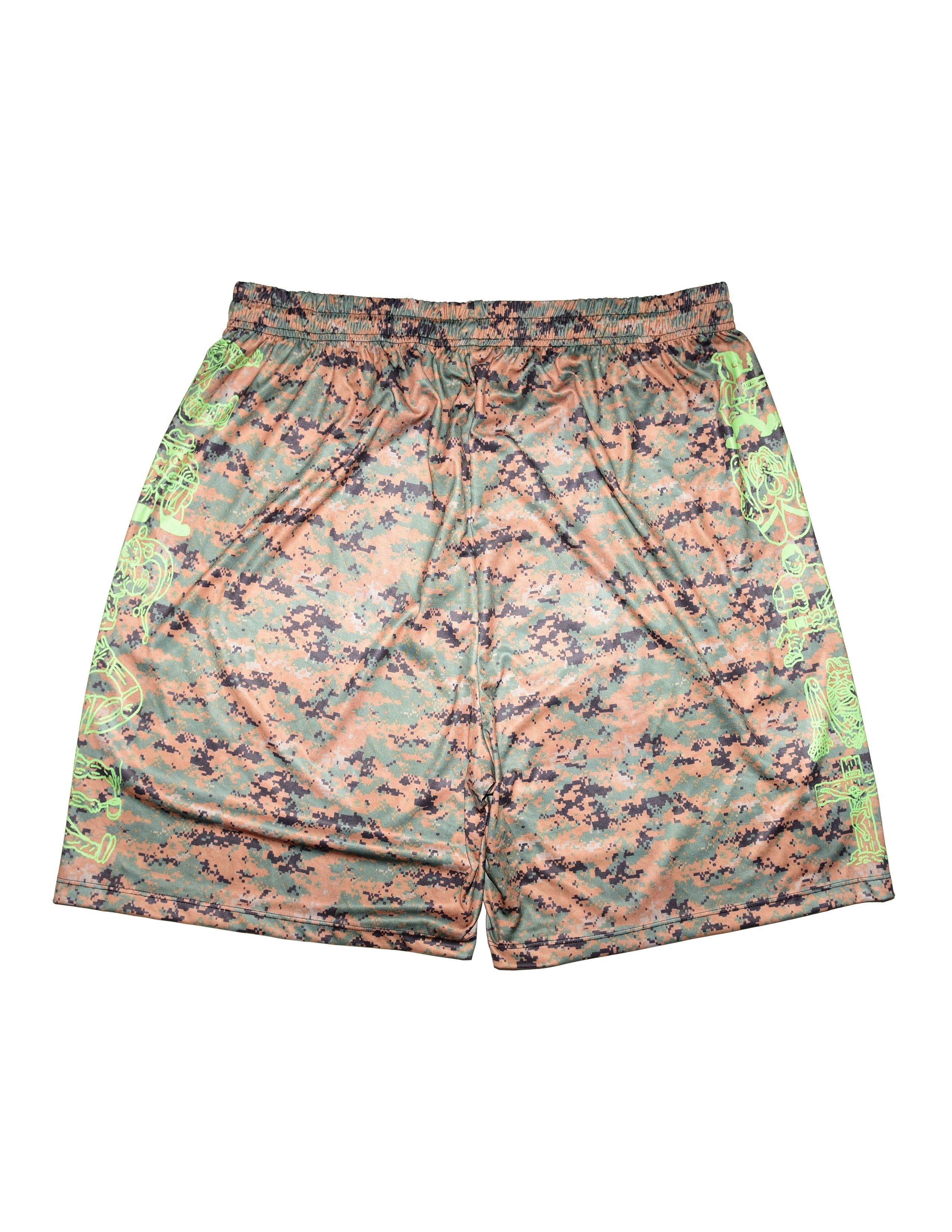 FUCT Beenshill Scout Sniper Digi Camo Basketball Shorts Size US 40 / EU 56 - 2 Thumbnail