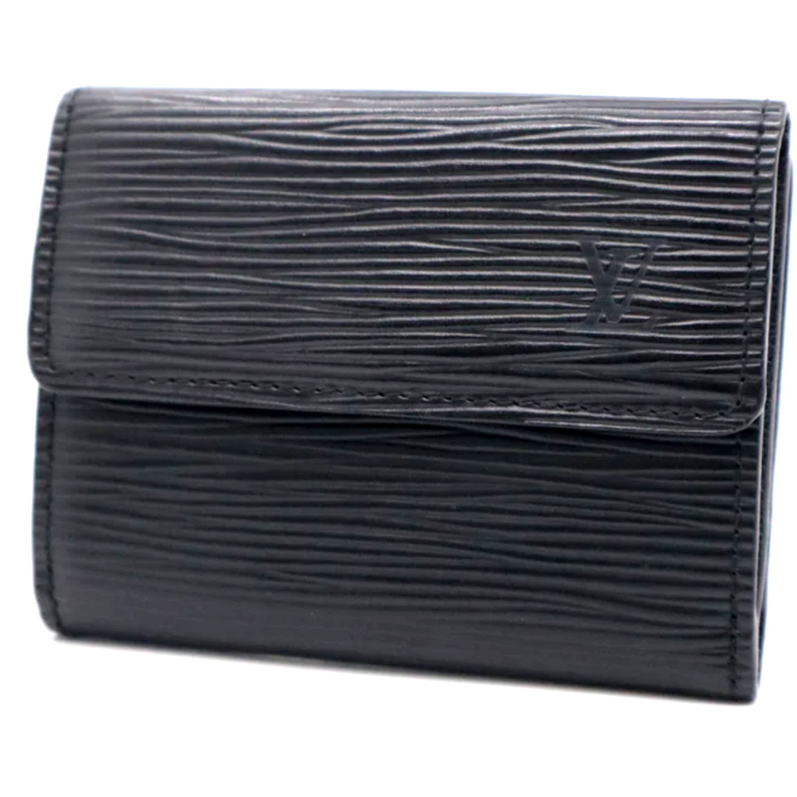 Louis Vuitton Louis Vuitton Ludlow Compact Epi Leather Coin Wallet Black Size ONE SIZE - 1 Thumbnail