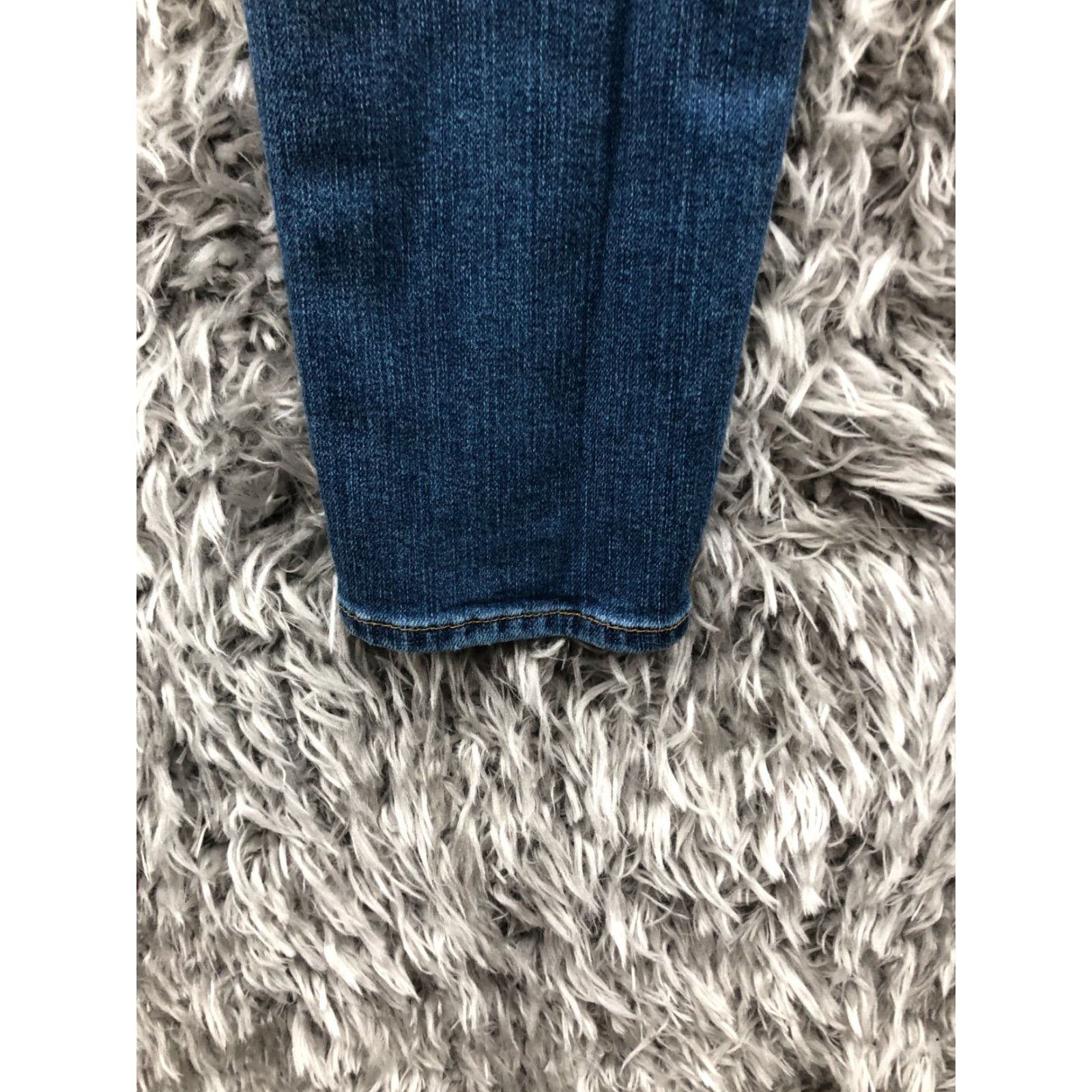 Vintage LL Bean Classic Fit Skinny Jeans Size 2P Petite Womens Dark Wash Blue Denim Jeans Size 26" / US 2 / IT 38 - 7 Thumbnail