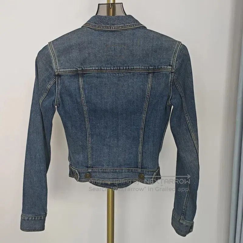 Burberry Burberry Light Blue Cotton Women's Jacket. Size XS / US 0-2 / IT 36-38 - 5 Thumbnail