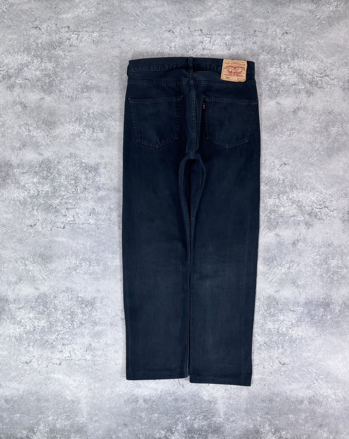 Levi's Vintage Levi’s 501 Men’s Black Denim Jeans USA Straight Size US 33 - 1 Thumbnail